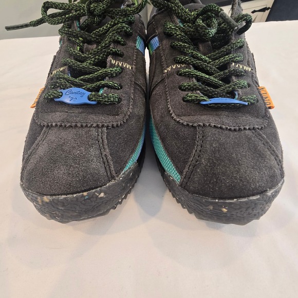 🆕️ NWOT - Nike Union LA Cortez SP Off Noir Blue Green Suede Sneakers Women's 7 - Picture 6 of 16